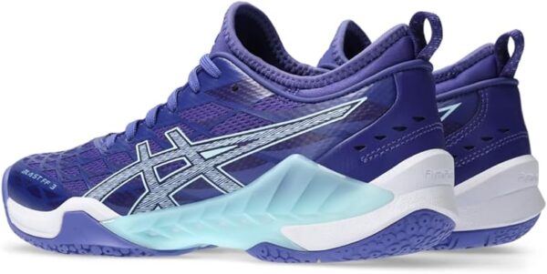 ASICS Women's Blast FlyteFoam 3 Blue - Image 3