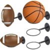 TIMCORR Metal Wall Mounted Ball Holders