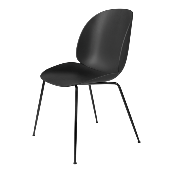 Beetle Dining Chair - Un-Upholstered, Conic base