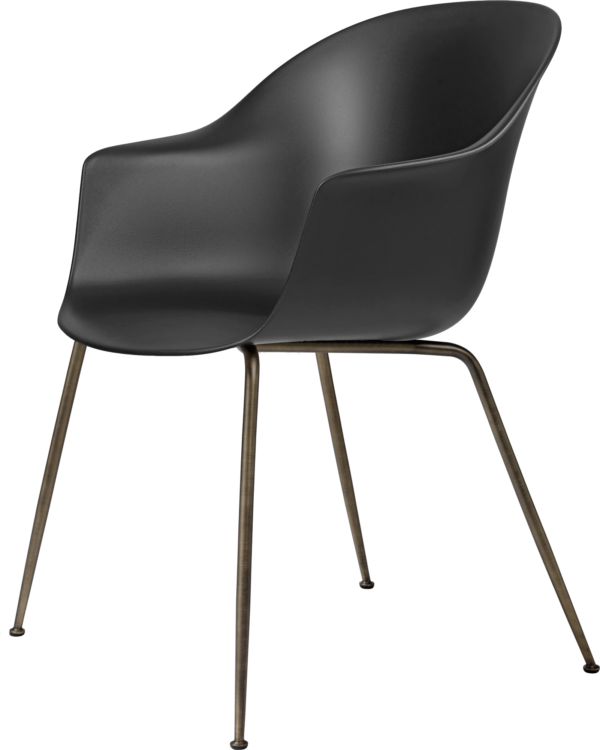 Bat Dining Chair - Un-Upholstered, Conic base