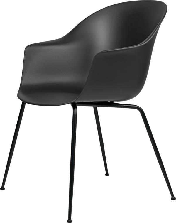 Bat Dining Chair - Un-Upholstered, Conic base