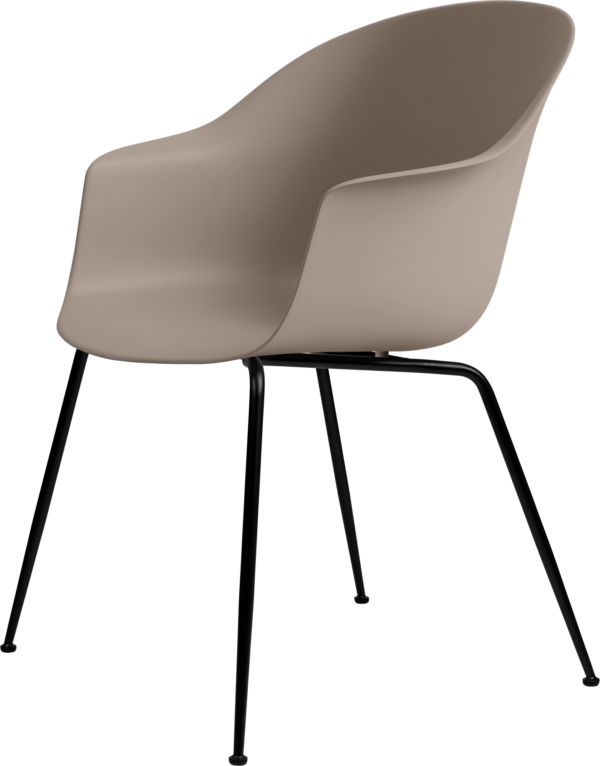 Bat Dining Chair - Un-Upholstered, Conic base