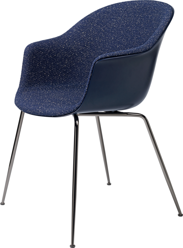 Bat Dining Chair - Front Upholstered, Conic base