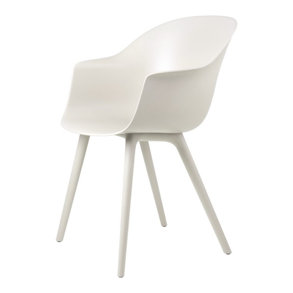 Bat Dining Chair - Un-Upholstered, Plastic base, Monochrome