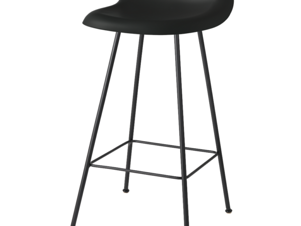 GUBI 3D Counter Stool - Un-Upholstered, 65, Center base, Plastic Shell