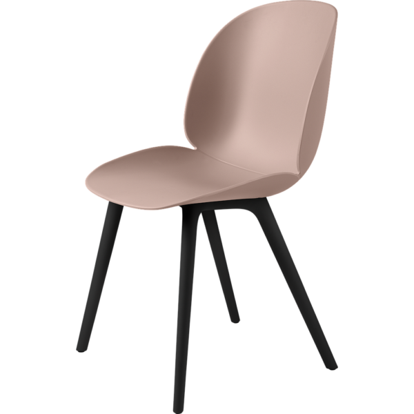 Beetle Dining Chair - Un-Upholstered, Black Plastic Base