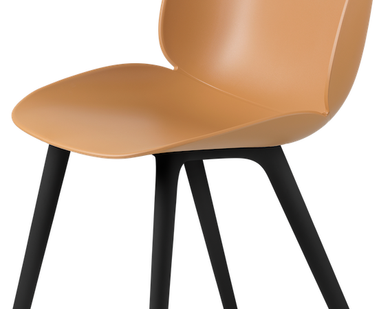 Beetle Dining Chair - Un-Upholstered, Black Plastic Base