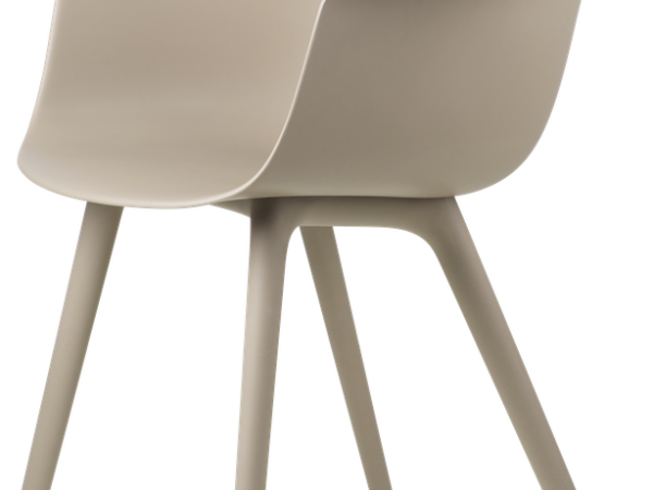Bat Dining Chair - Un-Upholstered, Plastic base, Monochrome, Outdoor