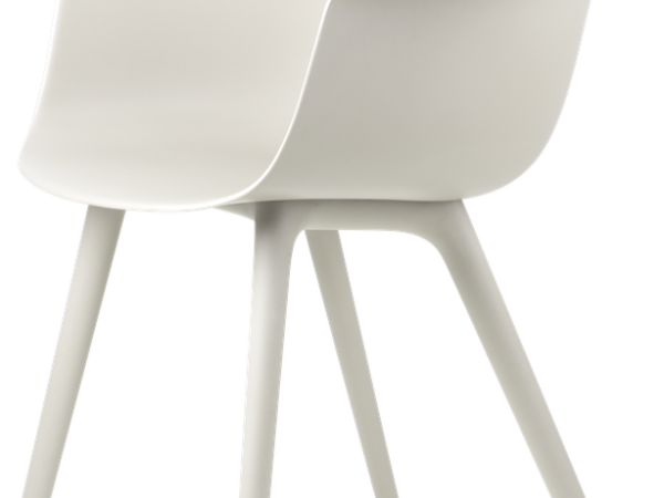 Bat Dining Chair - Un-Upholstered, Plastic base, Monochrome, Outdoor