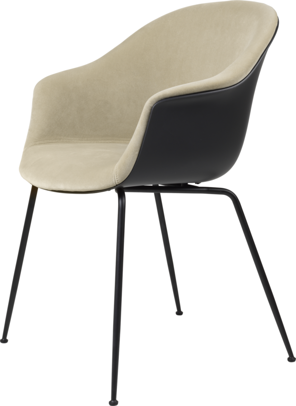 Bat Dining Chair - Front Upholstered, Conic base