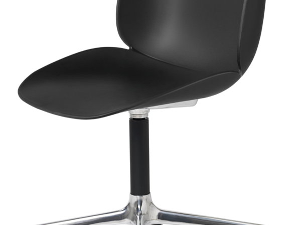 Beetle Meeting Chair - Un-Upholstered, 4-star w. castors