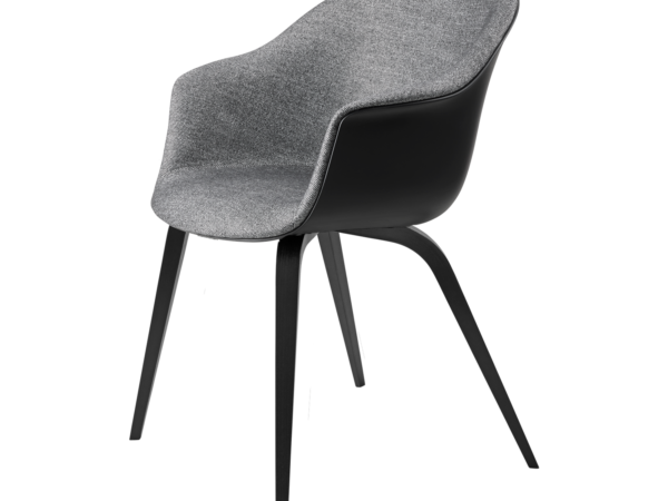 Bat Dining Chair - Front Upholstered, Wood base
